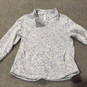 Grey Half Zip Pullover
